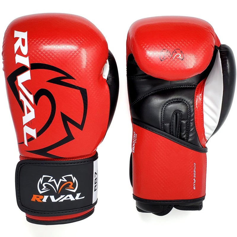 RIVAL Boxing RB7 Fitness Plus Bag Gloves, Ergo Strap System and High-Density Layered Padding for Heavy Bag and Mitt Work - Image 2